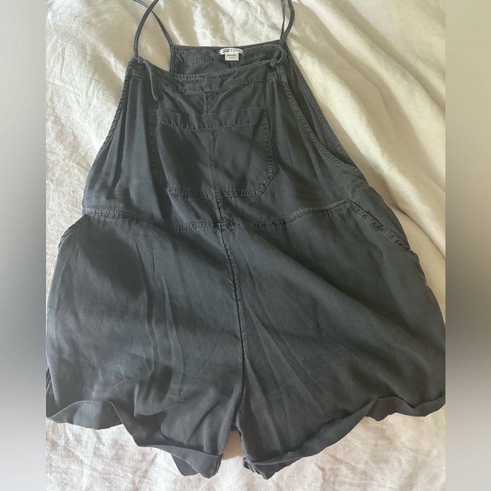 Billabong Women's Charcoal Overalls Shorts